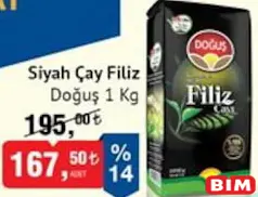 DOĞUŞ SİYAH ÇAY FİLİZ 1 KG